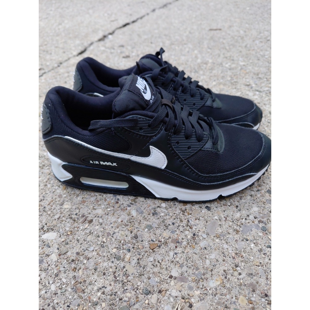 Women's Size 9.5 - Nike Air Max 90 Black White - CQ2560-001